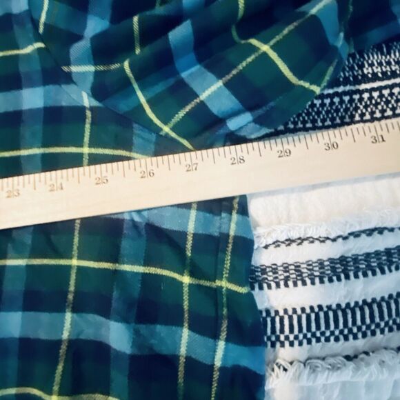 Vineyard Vines Flannel Shirt Mens XXL Blue Plaid Button Up Long Sleeves Tartan - Picture 7 of 9